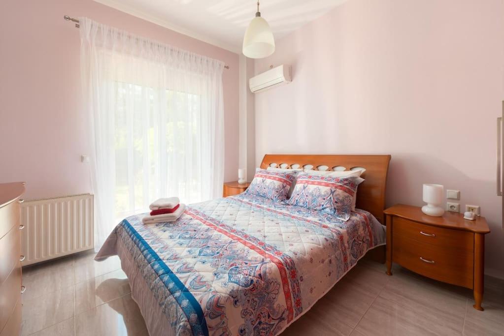 Greek Style Ground Floor Apartment & Pool เอียลิซอส ภายนอก รูปภาพ