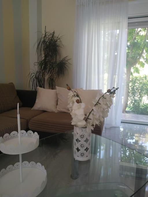 Greek Style Ground Floor Apartment & Pool เอียลิซอส ภายนอก รูปภาพ