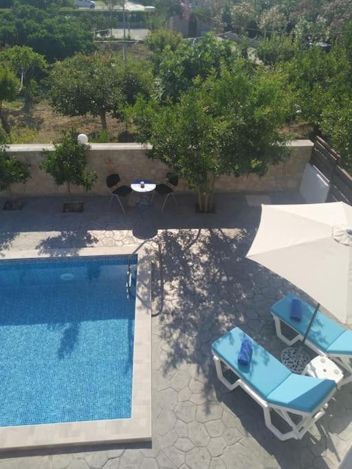 Greek Style Ground Floor Apartment & Pool เอียลิซอส ภายนอก รูปภาพ