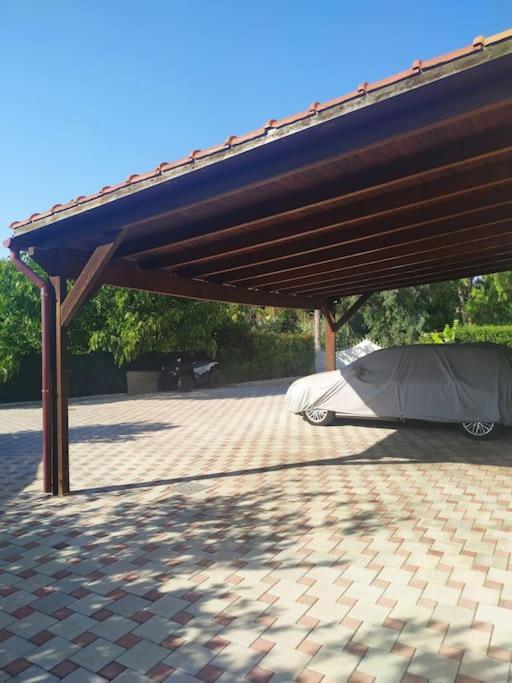 Greek Style Ground Floor Apartment & Pool เอียลิซอส ภายนอก รูปภาพ